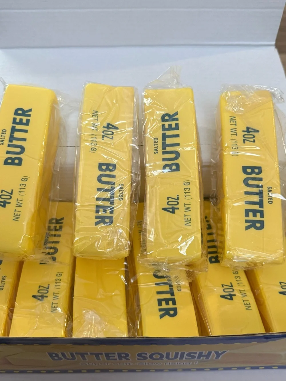 3 Pack Butter Stick Squishy Toy Realistic Slow Rising Stress Relief Squeeze Toy⁠